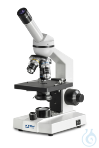 Durchlichtmikroskop (Schule) Monokular, Achromat 4/10/40; WF10x18; 0,5W LED...